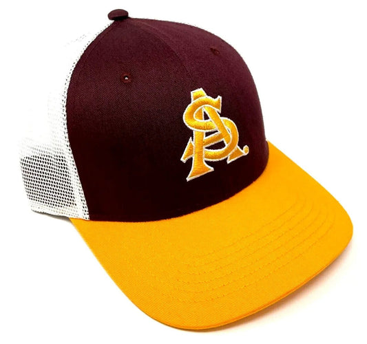 ARIZONA STATE SUN DEVILS MESH TRUCKER HAT MVP AUTHENTIC NCAA FOOTBALL TEAM NEW