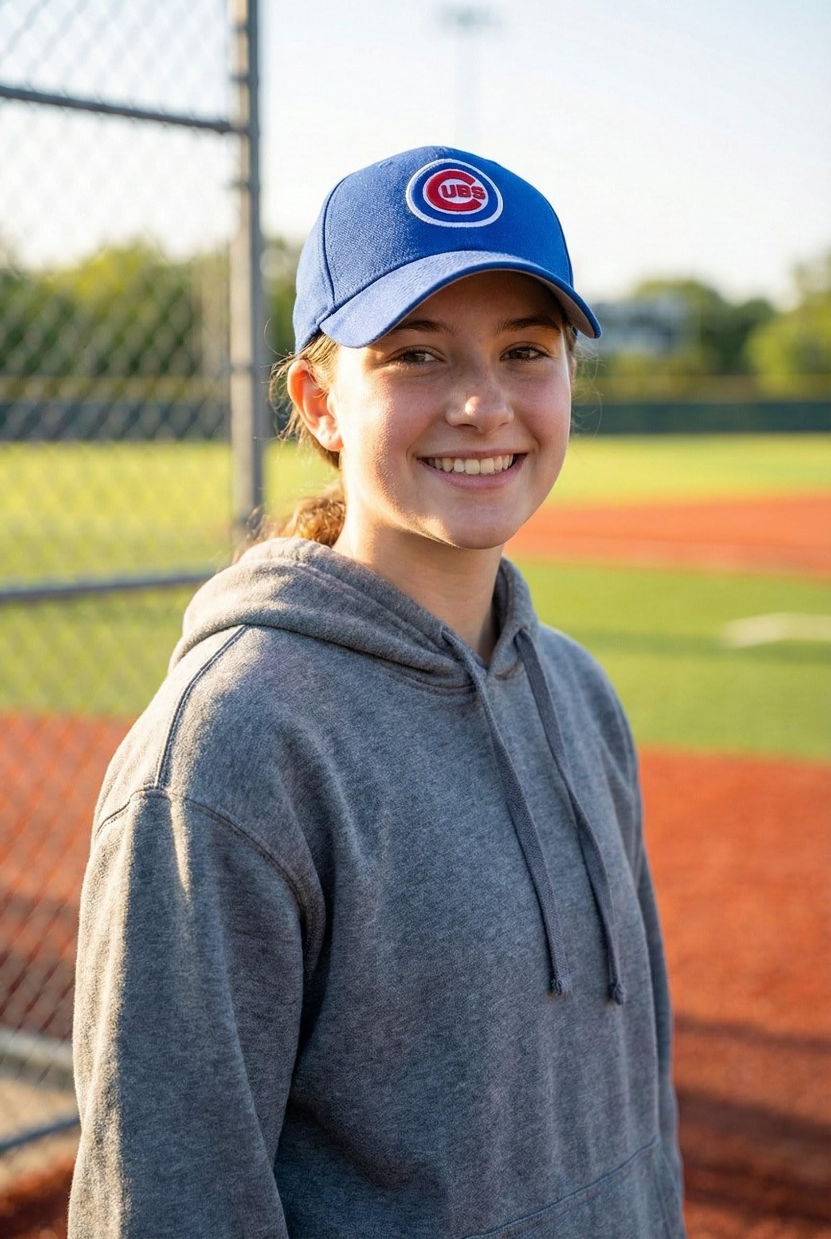 Chicago Cubs Hat Youth / Kids Blue Replica MVP Hat Classic Adjustable Team Logo Embroidered MLB Baseball Cap New
