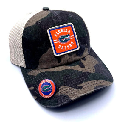 University Florida Gators Hat Adjustable Camo Mesh Trucker Classic Cap