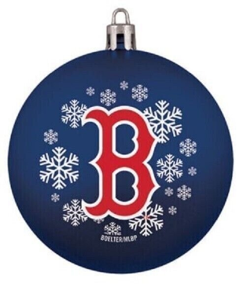 BOSTON RED SOX ORNAMENT SHATTERPROOF AUTHENTIC MLB BASEBALL TEAM LOGO NEW