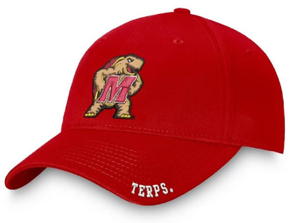 Officially Licensed University Maryland Classic Edition Hat Adjustable Relaxed Fit Embroidered Team Logo Cap