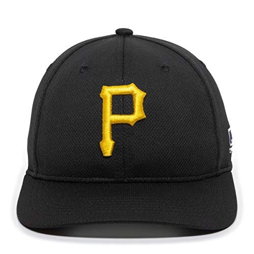 Outdoor Cap Pittsburgh Pirates Adult Adjustable Hat Licensed Major League Replica Black