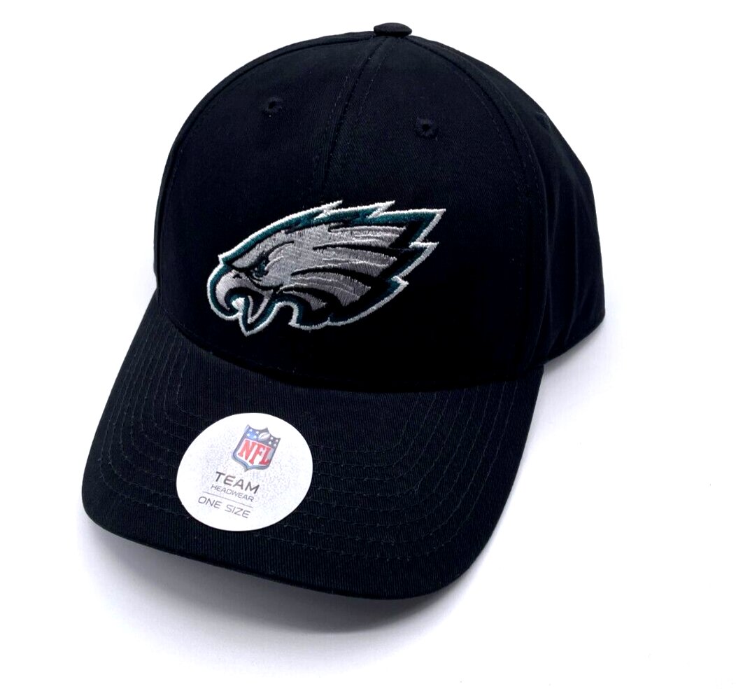 PHILADELPHIA EAGLES BLACK HAT MVP AUTHENTIC NFL FOOTBALL TEAM ADJUSTABLE CAP NEW